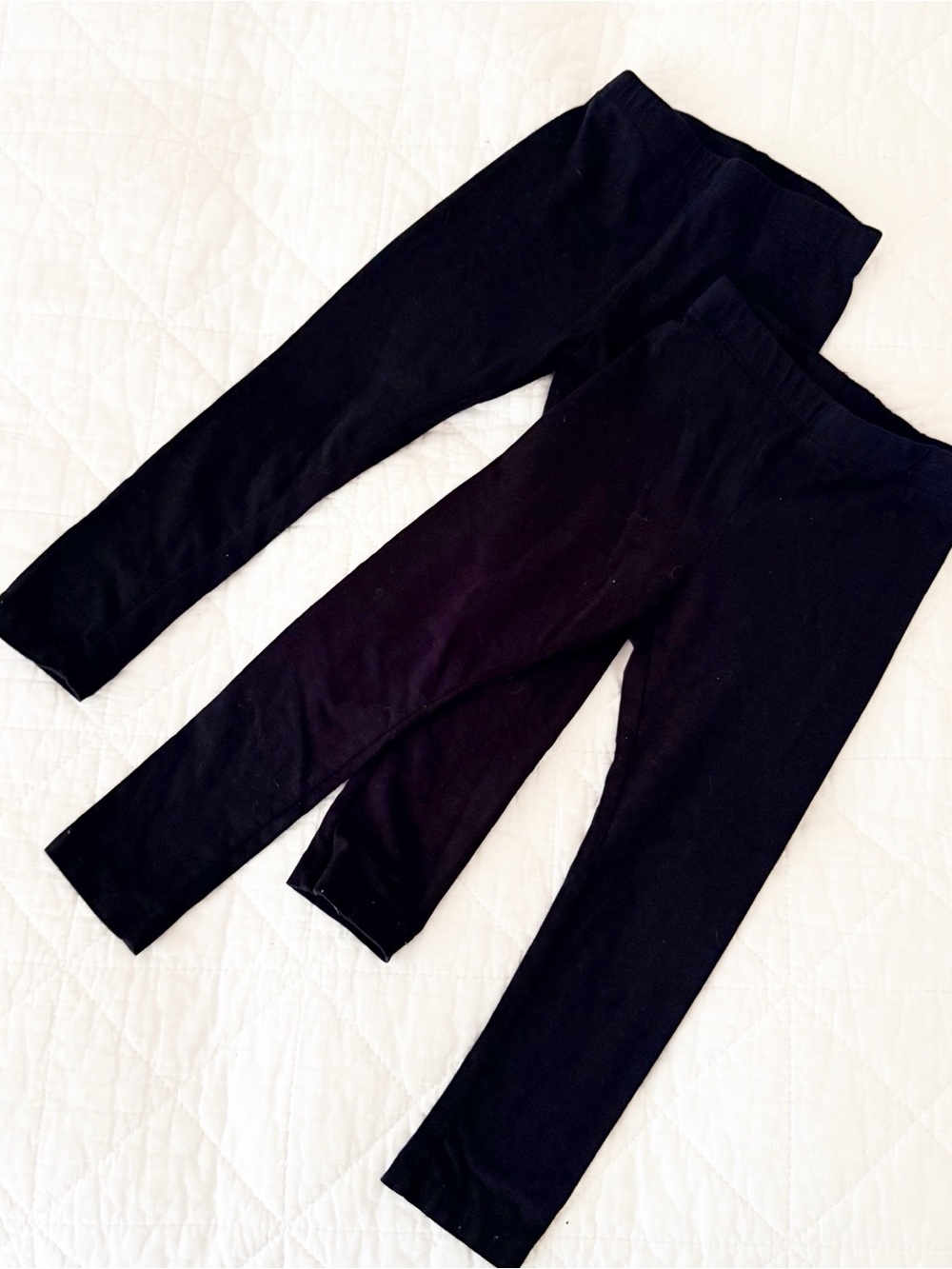 Harper Canyon Kids Black Stretch Leggings Bundle 3T
